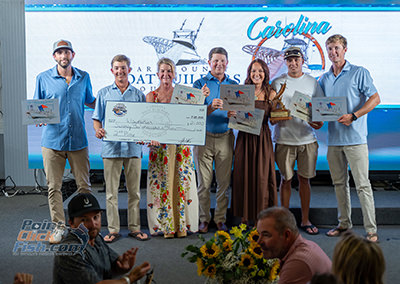 Waymaker (86' Merritt) was the Second Place Winner with Top Lady Angler (Annah Petty), winning $21,000.